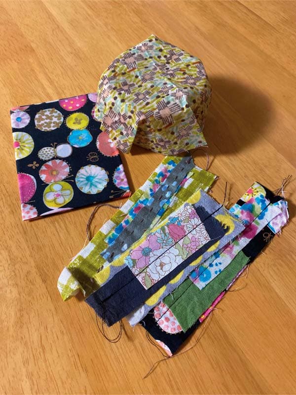 古着やはぎれを使ったミツロウラップを作ってみよう。（26日）古着やはぎれを使ったしおりを作ろう！（27日）